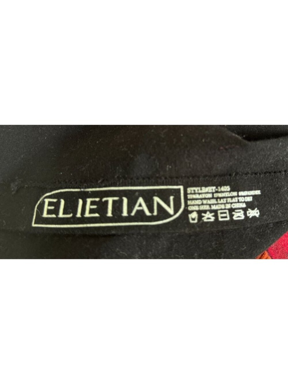 Elietain Womens One Size Fits Most Black Lace Trim Long Sleeve Baselayer Stretch - Picture 7 of 7